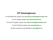 Tablet Screenshot of ktclearinghouse.ca